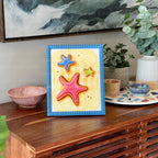 Starfish Cookie Art Print: Coastal Watercolor for Kitchen or Nursery (8x10, 11x14